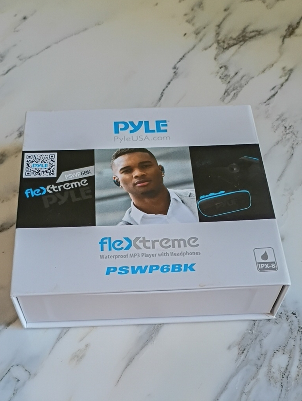 Pyle flexXtreme PSWP6BK Waterproof MP3 Player - White Box